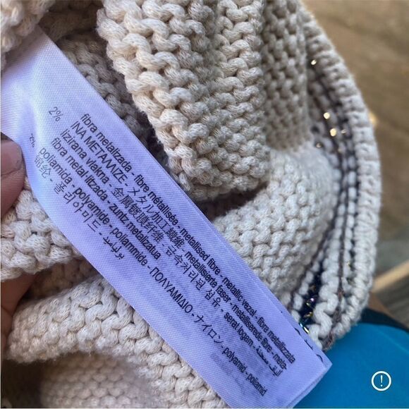 ZARA Jacquard Sweater Made with Italian Yarn size medium - Picture 7 of 10